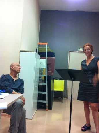 Serge le musicien et Sophie la lectrice-actrice