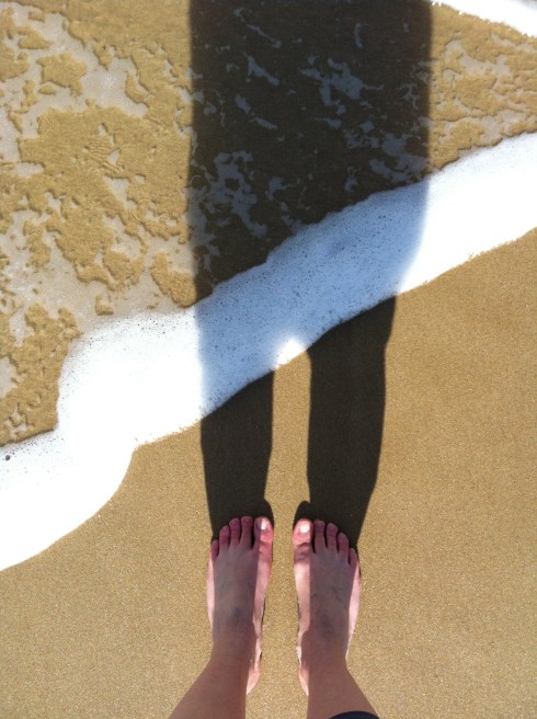 pieds bientôt dans l'eau