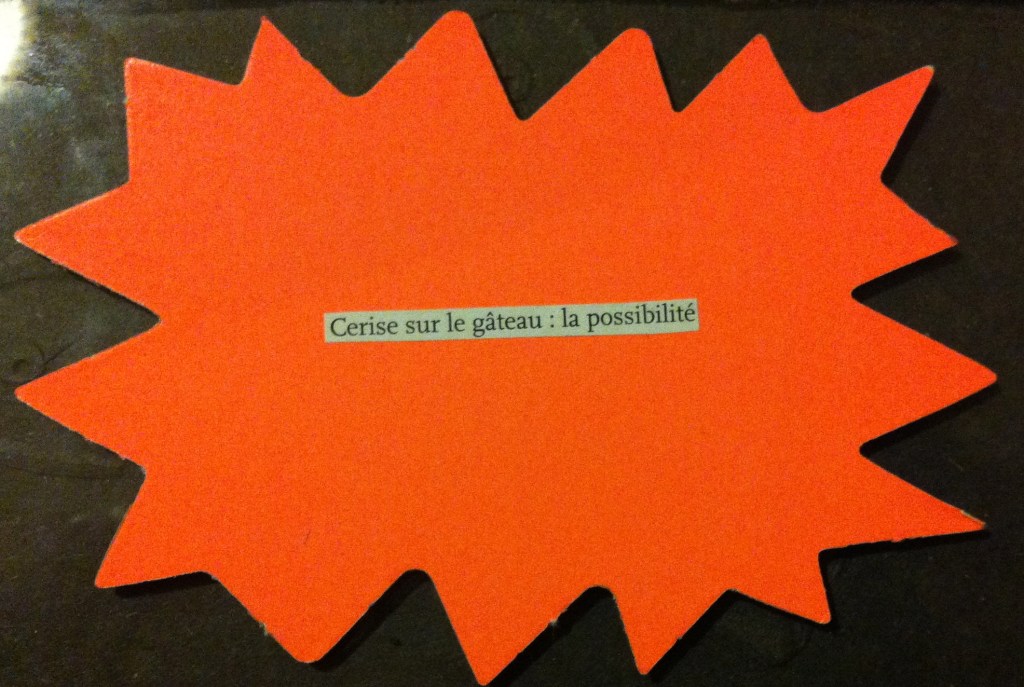 Je vous voeux rien, je vous souhaite&nbsp;TOUT.